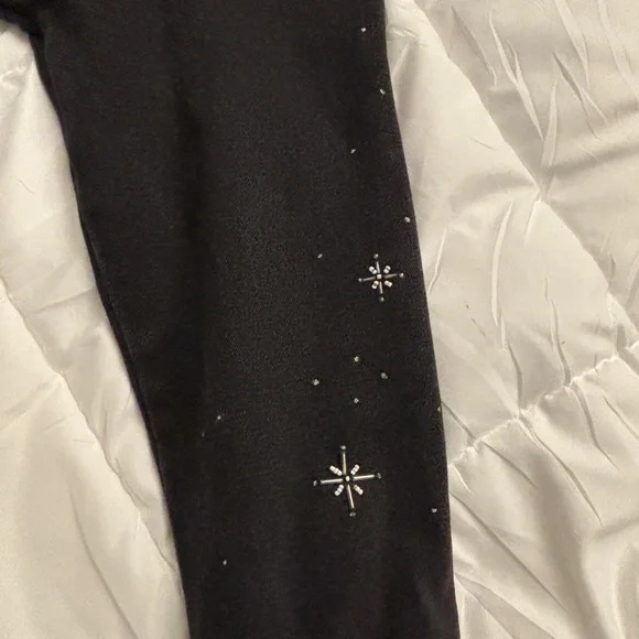 Black Denim Jacket with Silver Moon and Stars - Picture 6 of 8